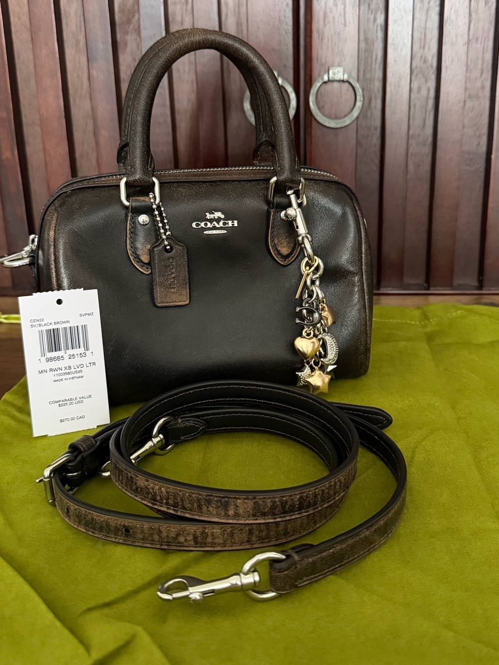 Coach Loved Leather Mini Rowan